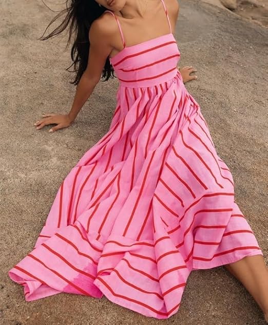 ROSA - Sunset Vibes Maxi Kleid